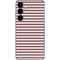 Pink and Black Stripes Galaxy S25 Skin